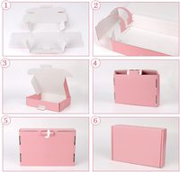 Boîtes d'Expédition Pliables de Luxe en Carton Ondulé avec Logo Personnalisé pour Colis