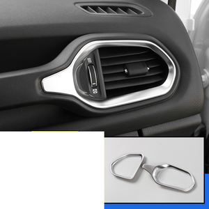 Kit de accesorios para <span class=keywords><strong>Interior</strong></span> de coche, Panel de engranaje de Control central cromado para <span class=keywords><strong>jeep</strong></span> <span class=keywords><strong>Renegade</strong></span> 2014 2015 2016 2017 2018 2019 2020 <span class=keywords><strong>2021</strong></span> 2022 - Product Image 4