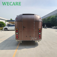 Camion de restauration rapide WECARE personnalisé pour pizzas, tacos, saucisses grillées, hot-dogs, bretzels, chocolat, avec équipement de cuisine complet