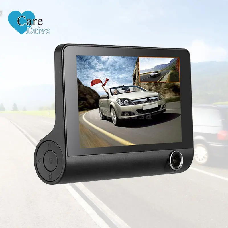 CareDrive 4.5Inch Wider Screen Touch 360 Degree All-View Dvr Camera Panoramic Car Surveillance Video Recorder Camera