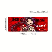 Grand tapis de souris de jeu avec motif « Rebellious Girl », base en caoutchouc lavable ; accessoire de bureau et décoration informatique ; résistant à la saleté
