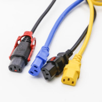 C14 à c13 iec serrure cordon d'alimentation pc cordon d'alimentation Z-LOCKING