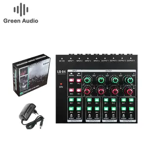 GAX-LQ04 Plastic Professional Laptop Computer M External Recording Karaokelive Studio Audio Interface Usb Sound Card