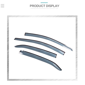 Deflectores de Ventana para Auto <span class=keywords><strong>ICBM</strong></span> de Acrílico, Protección Solar/Contra Lluvia para Accord Sedán de 4 Puertas 13-17, 4 Piezas, Instalación Interna, 1 Año de Garantía - Product Image 3
