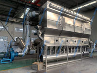 Sécheur horizontal à fluidisation de la série XF, équipement de séchage à lit fluidisé continu pour l'industrie alimentaire