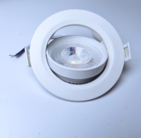 Plafonnier LED encastré sans driver externe, corps fin, 3W 5W 7W 9W, faisceau 120 degrés, 50000 heures