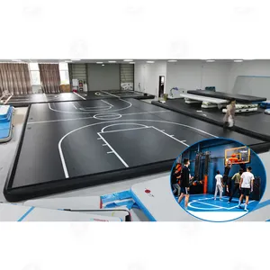 Blow Up Outdoor Gebruikt Air Track Trampoline Tumbling Usato Opblaasbare Airtrack Matte Wedge Gym Mat Te Koop