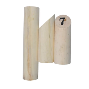 Cour de jardin extérieure pour quilles en bois Jouets et structures éducatifs Boîte de jeu amusante et engageante pour tous les âges Unisexe - Product Image 4