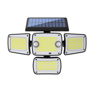 Solar Flood <b>Lights</b> Dual <b>Motion</b> <b>Sensor</b> Security Outdoor Adjustable Garden Wall for Patio Garage Porch FX-035 Garden Security Ligh - Product Image 1