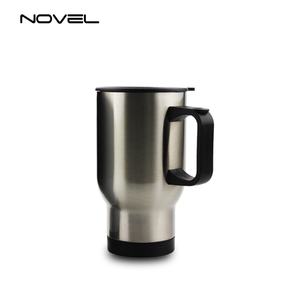 Vasos de Acero Inoxidable para Sublimación en Blanco a Precio de Fábrica, Tazas de Viaje para Café de 14 oz con Color Blanco y Plateado - Product Image 2