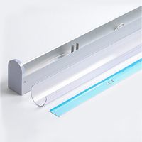 Lampe de purification LED en forme de goutte d'eau avec coque en aluminium T8, 4 pieds, 30W, lampe à support pour salle blanche, adaptée aux salles blanches et aux studios