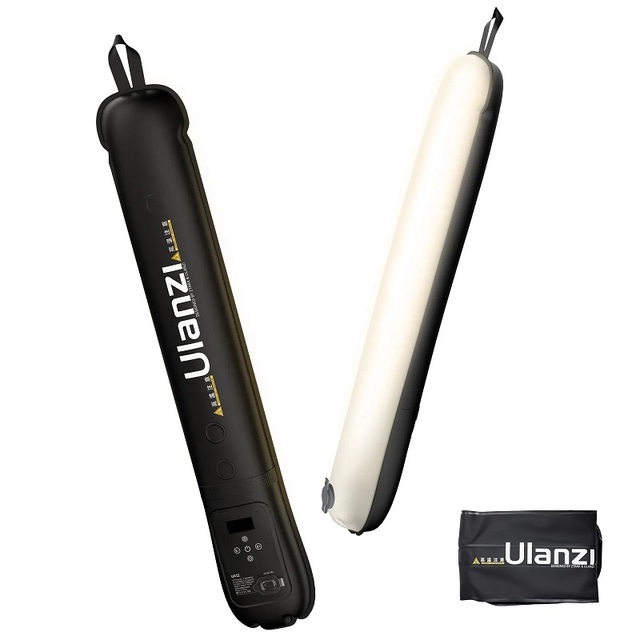 Ulanzi UA20 Portable Air Tube Light Dual Color Inflatable Tube Light Handheld Magnetic Inflatable Stick Light