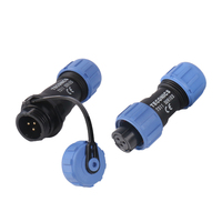 Connecteur d'aviation circulaire SP11, type de raccordement, étanche IP68, mâle droit et femelle, 2, 3, 4, 5 broches