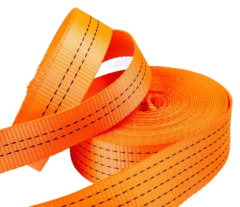 Sangle de ceinture à cliquet de tension Polyester impression personnalisée faisant la sangle d'arrimage de la cargaison 2 pouces 5T