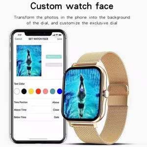 Montres Connectées Y13 Étanche en Alliage, Moniteur de Fréquence Cardiaque, Réponse d'Appel, Rappel d'Alarme, de Message et d'Appel, Chronomètre, pour iOS et Android - Product Image 5
