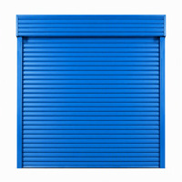 Porte roulante en acier ignifugée 3 heures, couleur personnalisée, motorisée, pour hôtel, centre commercial, usine, entrepôt, vente en gros