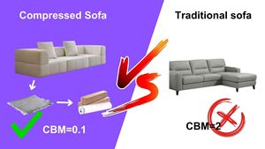 Fábrica produce sofá modular seccional de esquina de espuma, sofá modular comprimido personalizado para hotel - Product Image 3