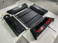 Capot de camionnette en alliage d'aluminium verrouillable avec toit surélevé et porte arrière relevable pour Ford F150 2021 à 2025 5,5 pieds – Fournisseur en gros