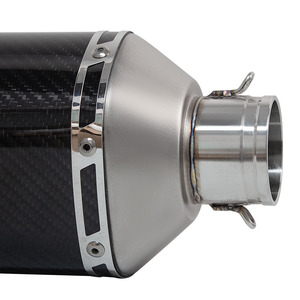 Silencieux d'échappement de moto universel 51mm en fibre de carbone 570MM pour R1M ZX10R GSXR1000 <span class=keywords><strong>CB1000R</strong></span> RSV4 S1000RR V4 - Product Image 4