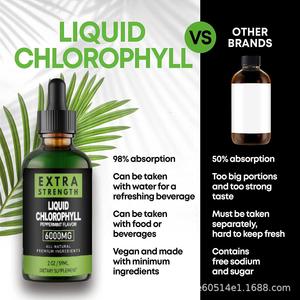 Clorofila Gotas 60ml Produto Quente Best-seller, Suplemento de Suporte Líquido, Sistema Digestivo e Imunológico - Product Image 6