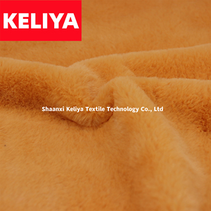 KELIYA venta al por mayor suave 100% poliéster cómodo <span class=keywords><strong>pelo</strong></span> <span class=keywords><strong>de</strong></span> conejo <span class=keywords><strong>de</strong></span> <span class=keywords><strong>tela</strong></span> <span class=keywords><strong>de</strong></span> felpa - Product Image 4