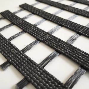 Nhà máy nhựa hai trục một trục PP Polypropylene <span class=keywords><strong>polyester</strong></span> sợi thủy tinh HDPE geogrid Combi lưới geogrid giá - Product Image 2