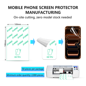 Lámina Protectora de Pantalla de Hidrogel Nano Flexible Ultra HD Transparente <span class=keywords><strong>para</strong></span> Máquina de Corte Inteligente - Product Image 1