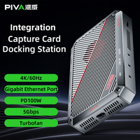 Carte de capture vidéo HD 4K Piva VD20 originale et station d'accueil 11-en-1 USB3.2 pour le streaming et l'enregistrement de jeux en direct