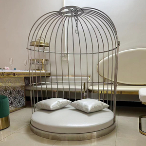 Chaises de mariage modernes événementielles en métal Chaises de luxe en or - Product Image 5