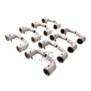 Tuyaux d'échappement à haut débit en acier inoxydable SS304 pour Porsche 911 992 Carrera 3.0T 2019-2024, flux d'air optimisé par canalisation à double canal - Product Image 3