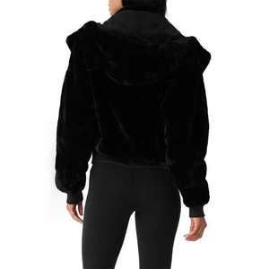 <span class=keywords><strong>Cappotto</strong></span> in pile Teddy da donna, caldo e morbido, con texture soffice, vestibilità oversize e taglio corto, ideale per l'uso quotidiano - Collezione Hot Sale - Product Image 3