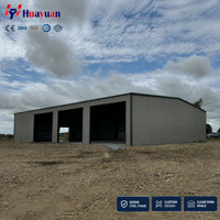 Bâtiment d'entrepôt en acier prêt à l'emploi, installation de stockage industrielle, construction d'usine à ossature métallique préfabriquée
