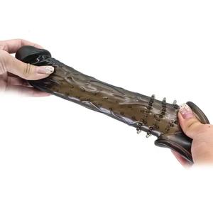 Transparentes Kondom für Herren mit Wolfs zähnen und Stachels chloss, ein High-End-Sexspielzeug für Erwachsene - Product Image 2