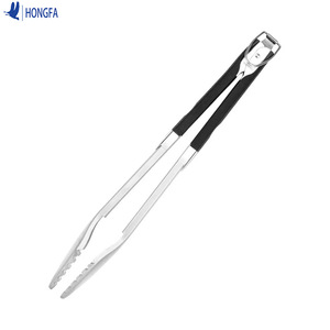 Hongfa Stainless Steel BBQ Fork Heat Resistance Grill Tool For Outdoor Cooking - Product Image 2