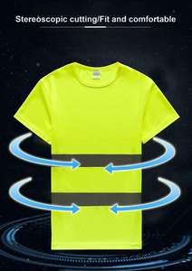 卸売りカスタム視認性の高い長袖構造Tシャツワーク用反射安全服<span class=keywords><strong>Hi</strong></span> Visワークシャツ - Product Image 2