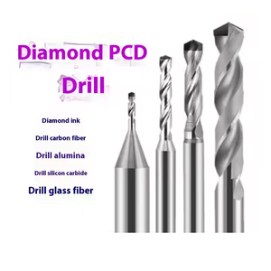 ดอกสว่าน PCD สำหรับงาน CNC สำหรับการเจาะโลหะ  สำหรับงานเจาะกราไฟต์ คาร์บอนไฟเบอร์ ซิลิคอน คาร์ไบด์แบบกำหนดเอง - Product Image 1