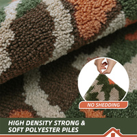 Tapis de bienvenue et absorbant Tapis de porte lavable Tapis d'entrée antidérapants pour porte avant et arrière
