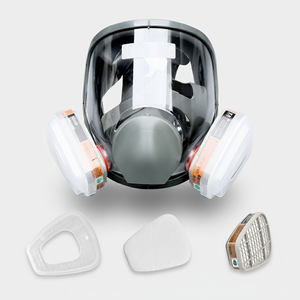 Effective CE Certified Bofeite 6800 Transparent Silicone Double Filters Anti-Toxic Seal Industrial Full Face <strong>Respirator</strong> <strong>Mask</strong> - Product Image 2