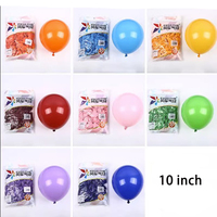 100 pièces/sac Ballons en latex Fengche épais mats de 10 pouces, imprimés en sérigraphie 4 couleurs, pour décoration d'anniversaire et de mariage
