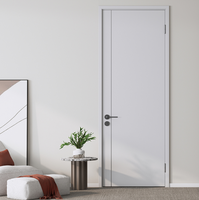 Portes de salle de bain design avec cadres, panneaux de porte intérieurs modernes en PVC, porte insonorisée 48 dB, finition sur mesure