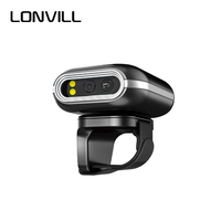 Mini lecteur de codes-barres portable sans fil, scanner de codes QR 1D 2D portable, vente en gros