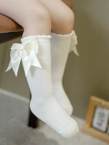 Chaussettes Tube Tricotées Adorables pour Bébé en Gros, 12 Couleurs, Grande Nœud, Petites Chaussettes Filles Princesse - Product Image 5