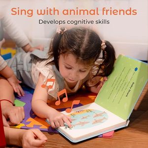 <span class=keywords><strong>Livre</strong></span> électronique interactif tactile avec sons et musique pour enfants et tout-petits - <span class=keywords><strong>Livre</strong></span> cartonné éducatif - Product Image 5