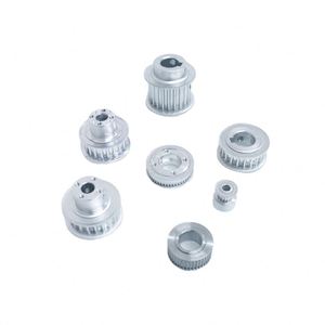 Manufacturer OEM Synchronous Belt Cylindrical Aluminium Toothed <b>Pulley</b> <b>Wheel</b> with Bearing Core - Product Image 5