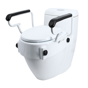 Dakang Toilet Riser With Flip Up <b>Grab</b> <b>Bars</b> D Type Height Increase 150kg Load Capacity For Seniors And Pregnant Women - Product Image 3
