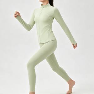 Veste de sport légère d'été pour femme, col montant, empiècements en maille, séchage rapide, coupe ample, protection solaire UV, fermeture éclair intégrale - Product Image 2
