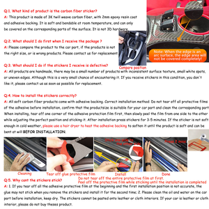 Pegatinas de decoración de coche, embellecedor <span class=keywords><strong>Interior</strong></span> de fibra de carbono para Volvo <span class=keywords><strong>XC90</strong></span> 2003-2014 - Product Image 5