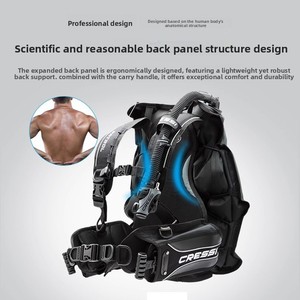 ชุด CRESSI PATROL BCD สำหรับอุปกรณ์ดำน้ำพร้อมเรกกูเลเตอร์สำหรับดำน้ำลึก เสื้อชูชีพแบบสามเกจ (ผลิตในอิตาลี) - Product Image 5