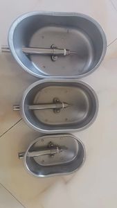 Calha bebendo do porco do aço inoxidável personalizado e bacia bebendo para porcos na exploração agrícola Bacia bebendo do porco - Product Image 2