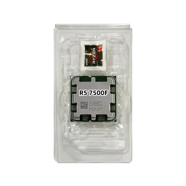 Brand New Computer Desktop AM5 A MD Tray Cpu Processor for PC  R5 7500F  3.7Ghz CPU
